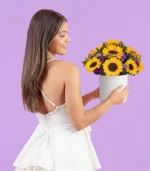 Arreglo de girasoles en caja - Imagen 2