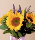Florero de girasoles sencillo - Imagen 3