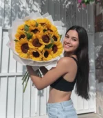 Bouquet de girasoles grande