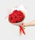 Ramo de 25 rosas rojas