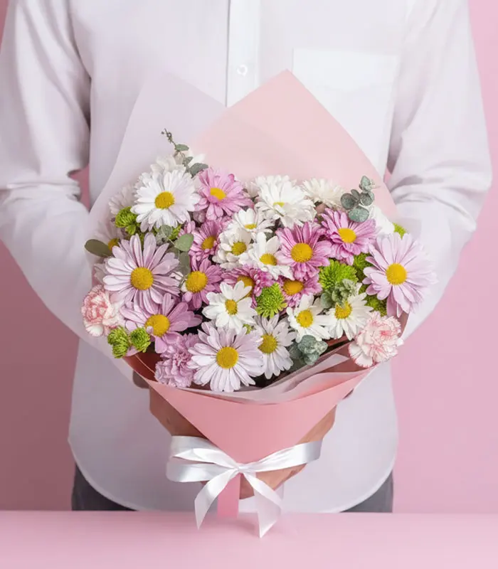 ramo-de-margaritas-detalle